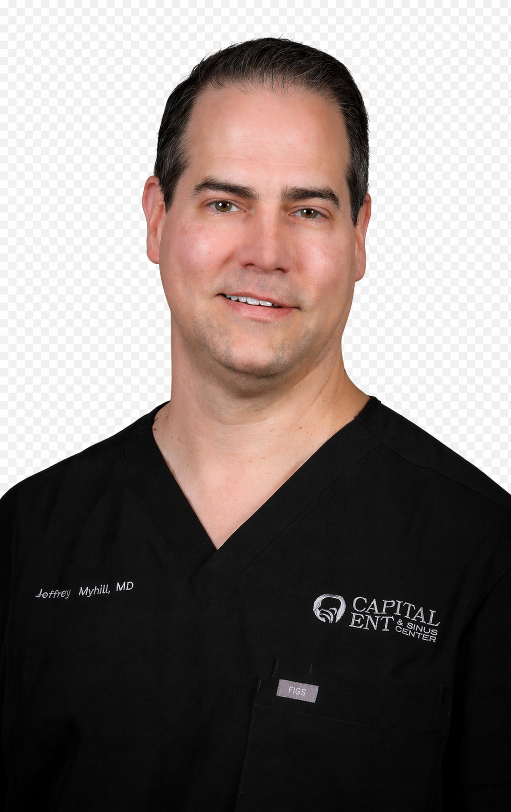 Dr. Jeffrey Myhill, board-certified otolaryngologist and rhinologist at Capital ENT